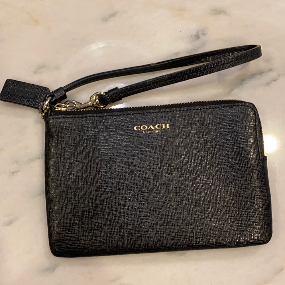 Coach corner zip wristlet and phone holder/wallet